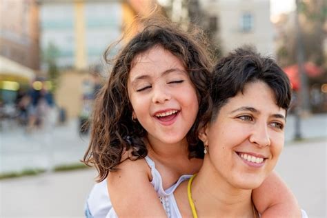 Premium Photo Mother And Daughter Enjoying Summer Outside