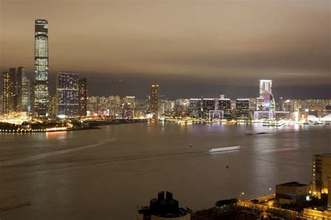 Hong Kong Skyline stock photo. Image of storm, exposure - 20609064