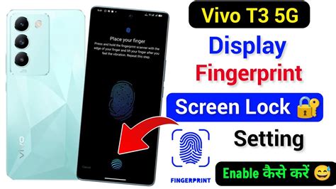 Vivo T3 5g In Display Fingerprint Lock Enable Vivo T3 Display