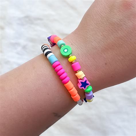 Clay Bead Bracelet Ideas The Neon Tea Party