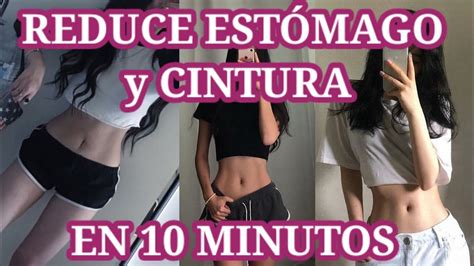 EJERCICIOS PARA ABDOMEN PLANO Y CINTURA DEFINIDA 10 Minutos YouTube