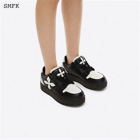 Smfk Compass Skater Black Lychee Skate Shoes And Mada In China