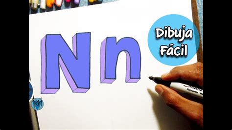 Cómo Dibujar La Letra N En 3d Dibujos Para Dibujar Youtube