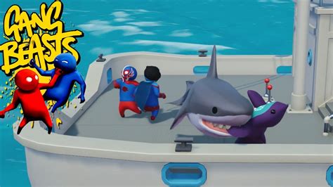 Shark Toy GANG BEASTS Melee Xbox One Gameplay YouTube