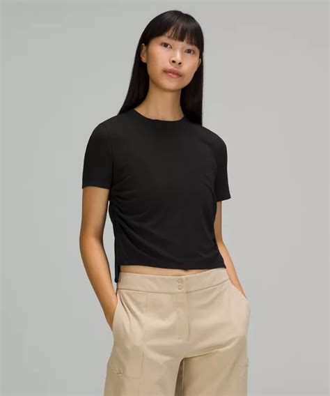 Side Cinch Ribbed T Shirt T Shirts Lululemon De