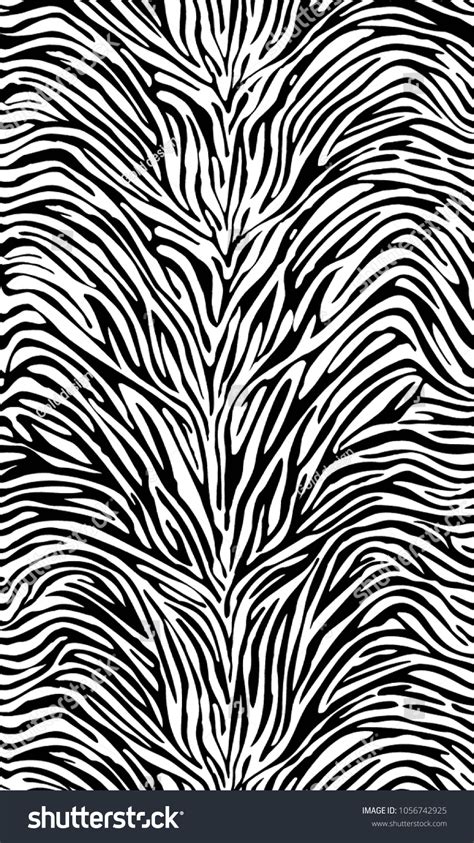 Zebra Stripes Seamless Pattern Stock Vector (Royalty Free) 1056742925