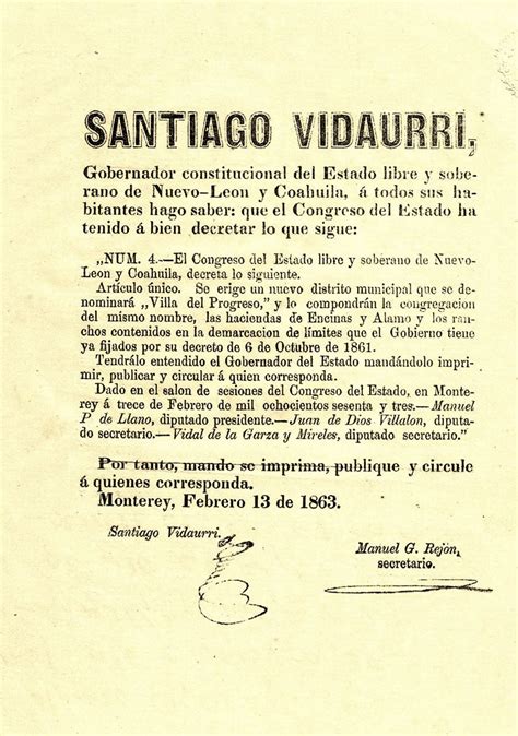 Museo Presidentes On Twitter 13 Febrero 1863 El Gobernador De Nuevo