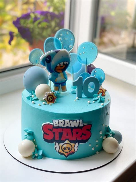 Торт brawl starts Birthday cake kids Star cakes Toddler birthday cakes