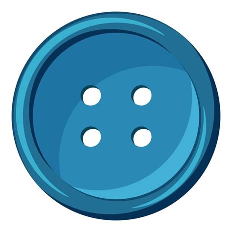 Premium Vector | Button icon Cartoon illustration of button vector icon ...