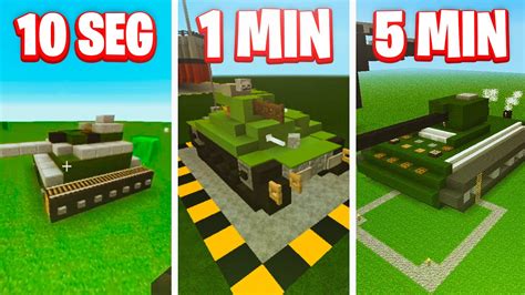 Tanque Segundos Minuto Minutos En Minecraft Construcciones