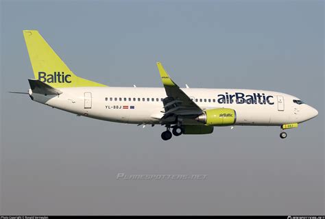 YL BBJ Air Baltic Boeing 737 36Q WL Photo By Ronald Vermeulen ID