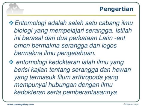 Entomologi Kedokteran I