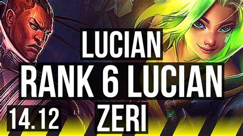 Lucian Yuumi Vs Zeri Pyke Adc Rank Lucian Legendary