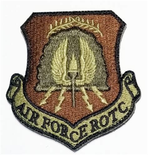 US Air Force JROTC Subdued Military Hook Back Patch EBay