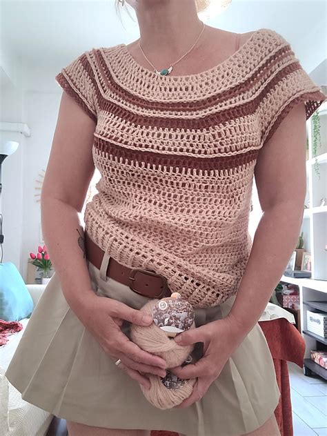 PATRÓN TOP BÁRBARA Oh Mami Crochet