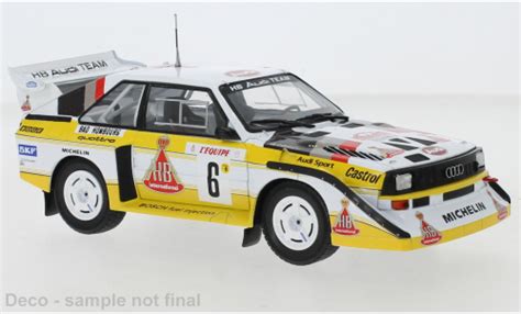 Miniature Audi Sport Quattro Ixo Sport Quattro S No Hb Rallye