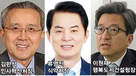 인사혁신처장 김판석·식약처장 류영진내각 후속인사 본격화