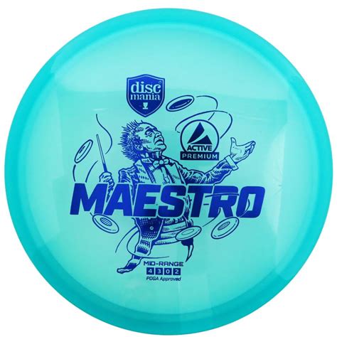 Discmania Active Premium Maestro Midrange Golf Disc Colors May Vary