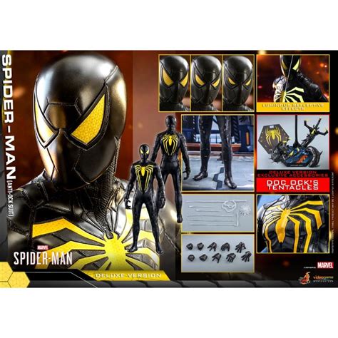 Ready Stock Hot Toys Vgm Spiderman Anti Oct Suit Deluxe Version Shopee Malaysia