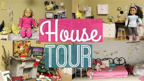 Huge Dollhouse Tour American Girl Doll House Tour 2016 Youtube