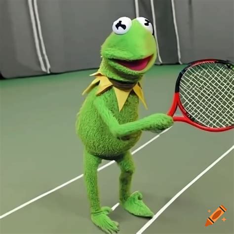 Kermit The Frog Playing Tennis Emoji On Craiyon