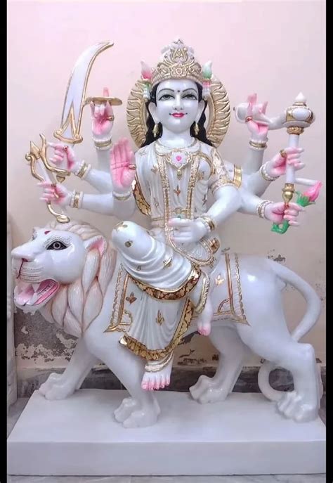 White Marble Durga Mata Statue Temple At Rs In Alwar Id