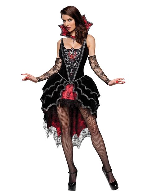 Adult Queen Of The Vampires Costume Halloween Costumes For Women Sexy Cosplay Black Gothic