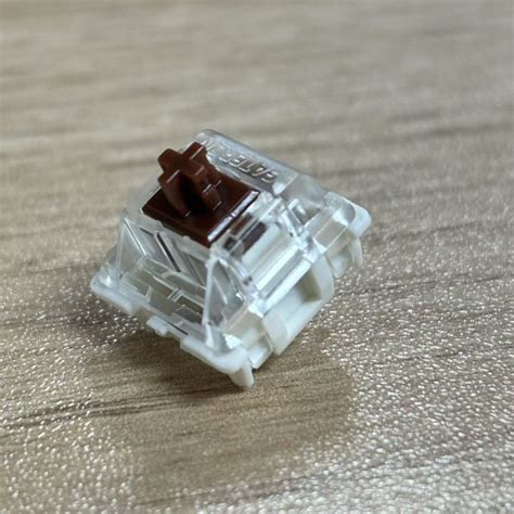 Gateron Brown Switch Tactile 40gf 3pin Custom DIY Hot Swappable Factory Prelubed For Mechanical