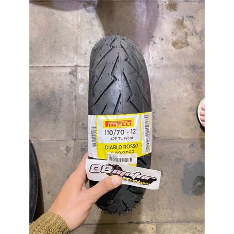 Jual Ban Luar Motor Matic Pirelli Diablo Rosso Sport Tubeless