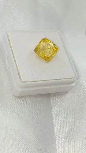 Mixed Cut Astrology Natural Yellow Sapphire Pukhraj Stone Crt