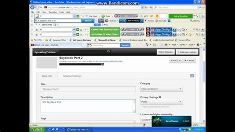 How To Upload A Bandicam Video Youtube