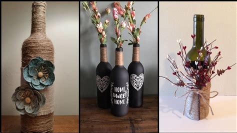 Jute Wine Bottle Crafts Bottle Decor Ideas Jute Craft Ideas