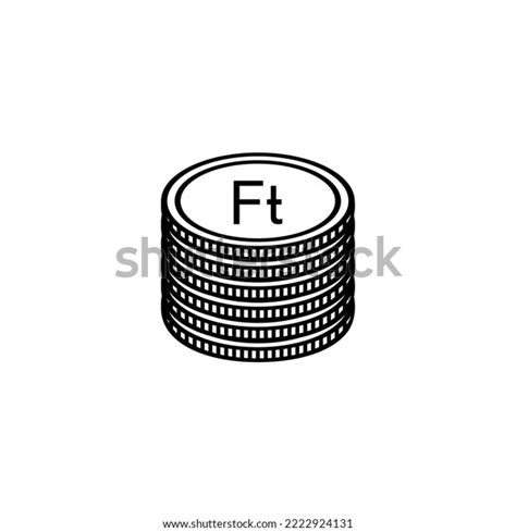 Hungary Currency Icon Symbol Hungarian Forint Stock Vector (Royalty ...