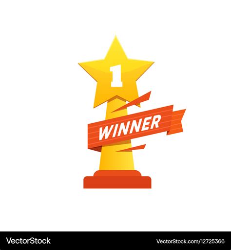 Winner Icon Award Royalty Free Vector Image Vectorstock