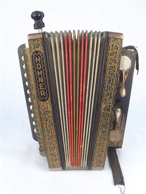 Vintage Rare Hohner Button Accordion Ebay