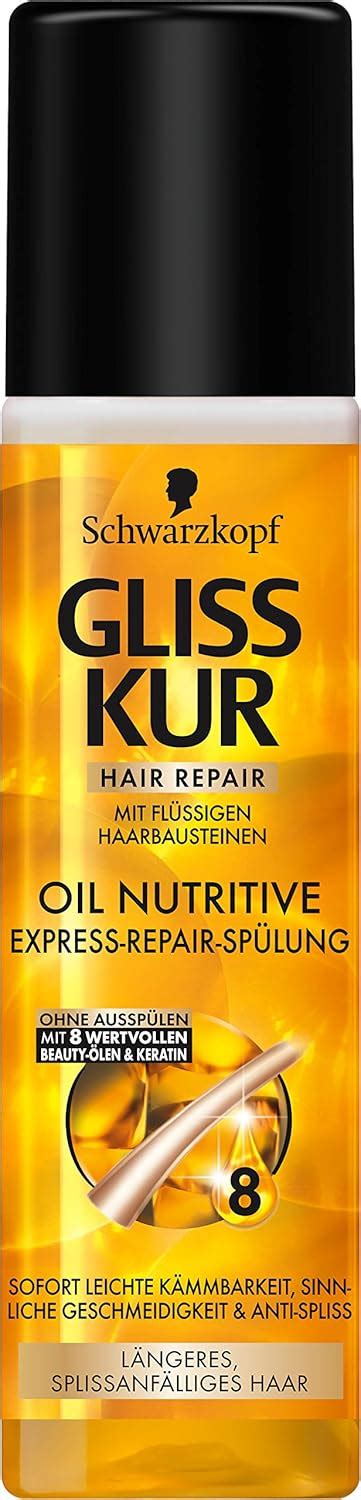 Gliss Kur Express Repair Sp Lung Oil Nutritive Er Pack X Ml