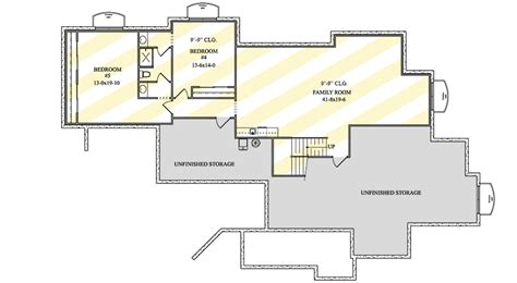 Multi-Generational House Plan with 4-Car Angled Garage - 2998 Sq Ft ...