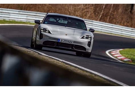 Porsche Taycan Turbo S Bate Tesla Model S Plaid Em N Rburgring Super