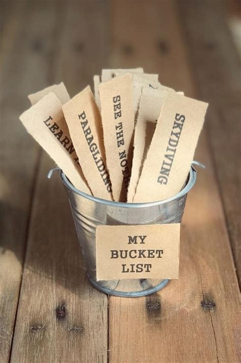 How To Create Your Own EPIC Bucket List Today Is Someday