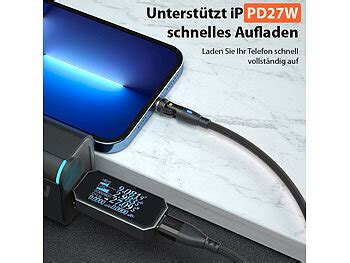 Callstel Magnetkabel Usb C A Daten Ladekabel Usb C Lightning