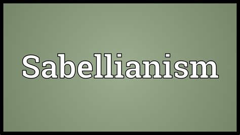 Heresy Of Sabellianism Adult Catechesis And Christian Religious