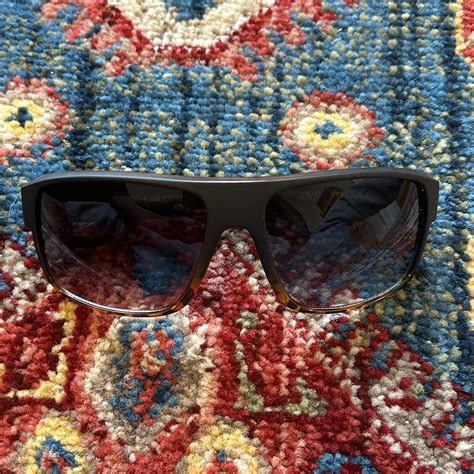 Women S Brown And Black Sunglasses Depop