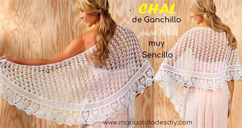 Chal De Ganchillo Para Fiesta Muy Sencillo Manualidades DIY