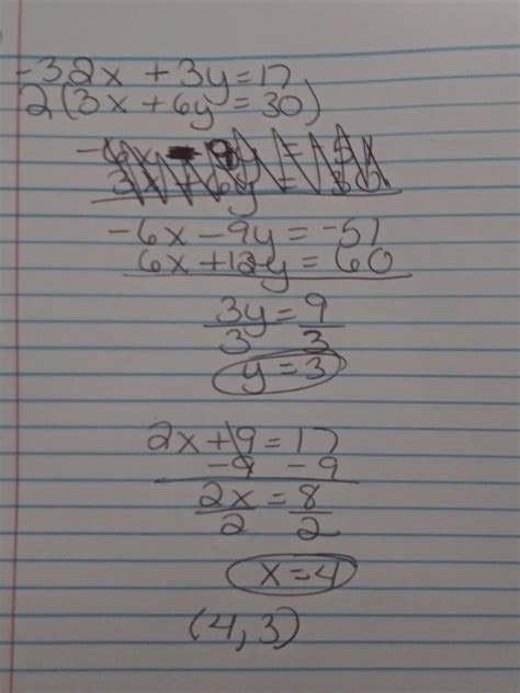 📈what Is The Solution To The System Of Equations Below 2 X 3 Y 17