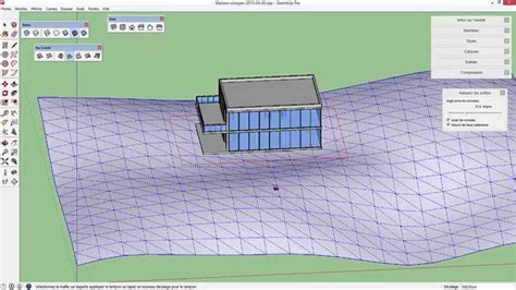 Tutoriel Sketchup Mod Lisation D Une Maison Tape Terrain