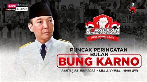 Susunan Acara Bulan Bung Karno Di Gbk Megawati Puan Dan Jokowi