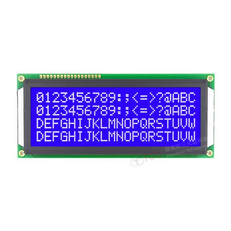 5 1 Inch 20X4 Large Character LCD Module 8 Bit Parallel Stn LCD Display