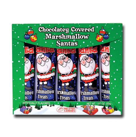 Melster Chocolate Covered Marshmallow Santa Candy 187 Oz Shop Your Way Online Shopping