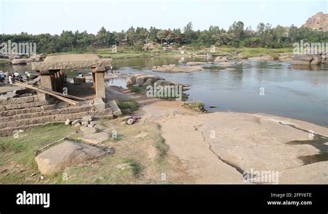 Hampi River Tungabhadra Stock Videos Footage Hd And K Video Clips