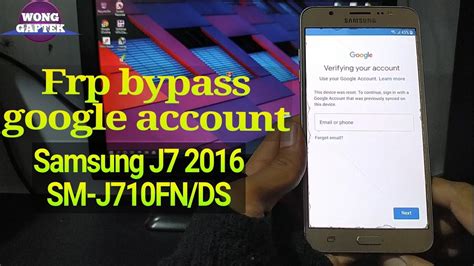 Lupa Akun Google Samsung J Frp Bypass Samsung Sm J Fn J